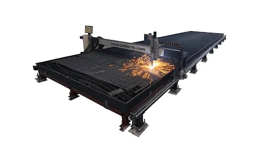 CNC oksijen / plazma kesim 300 mm